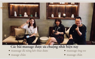 các bài massage được ưa chuộng nhất hiện nay