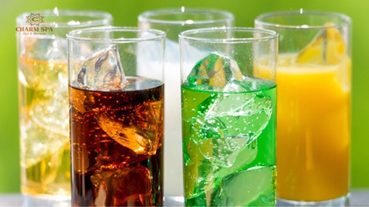 hạn chế uống nước có ga 
