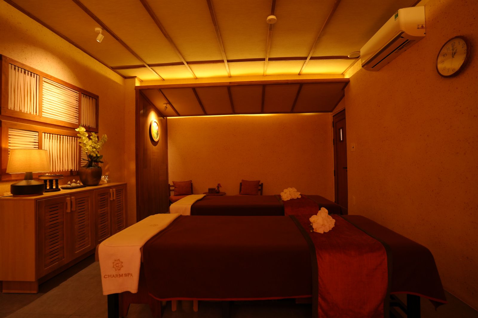 phòng trị liệu chi nhánh Charm spa Garden Nha Trang
