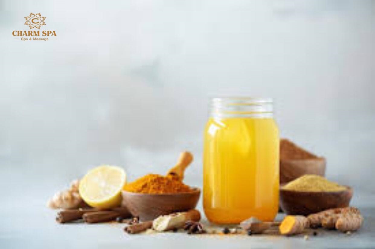tẩy tế bào chết bằng nghệ